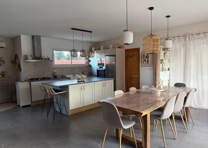 L'oasis Du Bosc Maison Avec Piscine Et 빌라 Le Bosc (Herault)